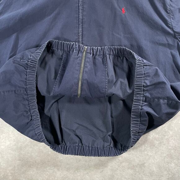90’s Polo by Ralph Lauren Navy Full Zip Hooded Windbreaker Jacket - Picture 5 of 7